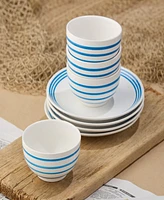 Certified International Dockside 4-Pc. Ice Cream Bowls, Service For 4