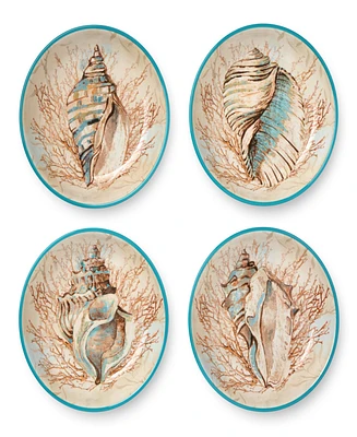 Certified International Escape to the Sea 4-Pc. Soup Bowls, Service For 4