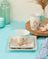 Certified International Escape to the Sea 16-Pc. Dinnerware Set, Service for 4