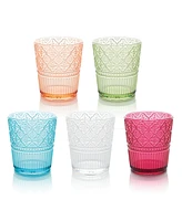 Certified International Victoria Acrylic Double Old Fashioned Glasses
