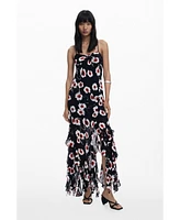 Desigual Women's Poppy ruffle midi dress