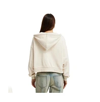 Cotton On Women's Classic Fleece Oversized Zip Through Hoodie