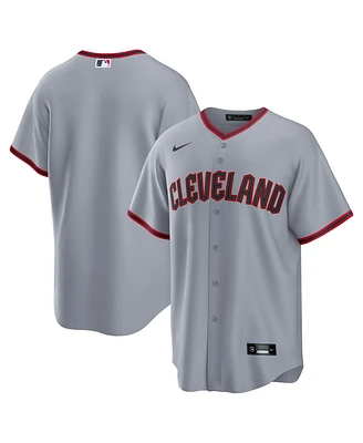 Nike Men's Gray Cleveland Guardians Road Replica 2. 0 Jersey