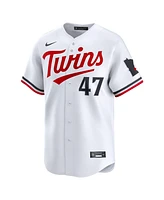 Nike Men's Edouard Julien White Minnesota Twins Home Limited Player Jersey
