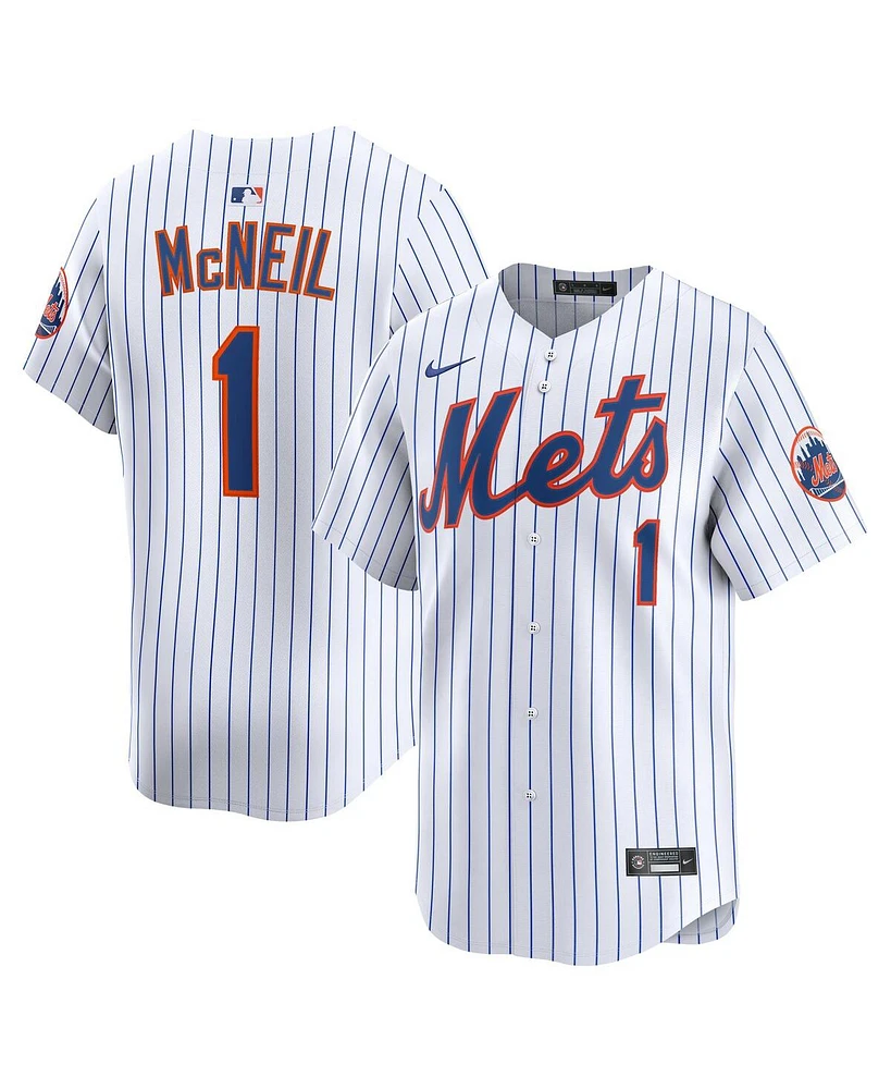 Nike Men's Jeff McNeil White New York Mets Alternate Limited Player Jersey