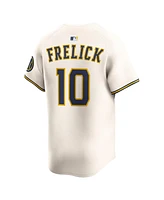Nike Men's Sal Frelick Cream Milwaukee Brewers Home Limited Player Jersey