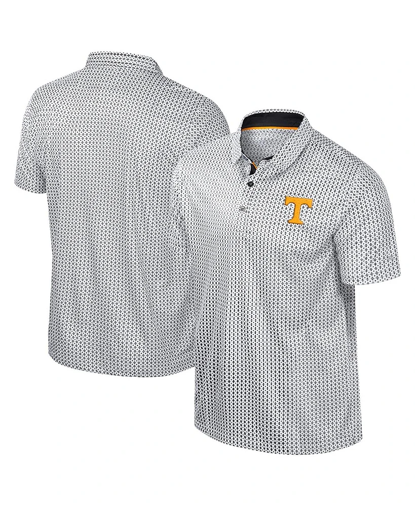 Colosseum Men's Black Tennessee Volunteers Big Tall Marty Rival Polo Shirt
