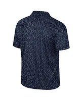 Colosseum Men's Navy Michigan Wolverines Sublimated Golf Polo Shirt