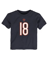 Nike Toddler Caleb Williams Navy Chicago Bears Player Name Number T-Shirt