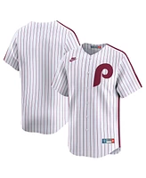 Nike Men's White Philadelphia Phillies Throwback Cooperstown Collection Limited Jersey