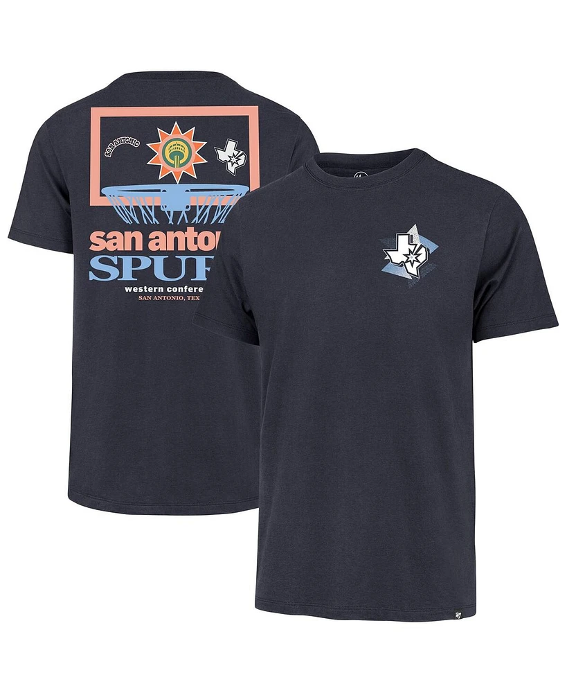 '47 Brand Men's Navy San Antonio Spurs City Edition Backboard T-Shirt