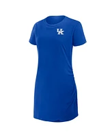Fanatics Women's Royal Kentucky Wildcats Relaxed Fit Drape T-Shirt Dress