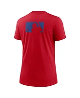 Nike Women's Red Philadelphia Phillies Authentic Collection Early Work Tri-Blend T-Shirt