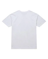 Mitchell & Ness Men's Allen Iverson White Philadelphia 76ers Hardwood Classics Chalked Up T-Shirt