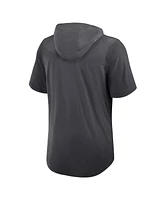 Nike Men's Anthracite New York Jets Tri-Blend Performance Hoodie T-Shirt