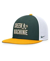 Nike Men's Green/Gold Athletics Pro Trucker Snapback Hat