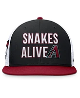 Nike Men's Black/Crimson Arizona Diamondbacks Pro Trucker Snapback Hat