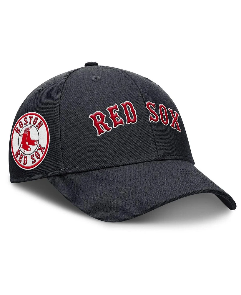 Nike Men's Navy Boston Red Sox Rise Gaberdine Adjustable Hat