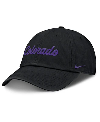 Nike Women's Black Colorado Rockies Club Adjustable Hat