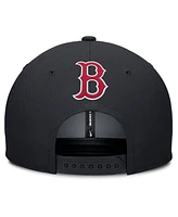 Nike Men's Gray/Navy Boston Red Sox Pro Performance Snapback Hat