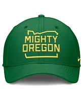 Nike Men's Green Oregon Ducks Local Swoosh Flex Hat