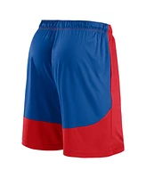 Fanatics Men's Red/Royal Philadelphia Phillies Launch Polyester Shorts