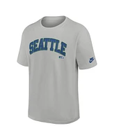 Nike Men's Silver Seattle Seahawks Rewind Max90 Statement T-Shirt