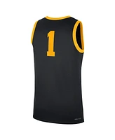 Nike Men's 1 Black Iowa Hawkeyes Road Replica Jersey