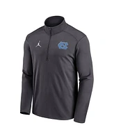 Jordan Men's Anthracite North Carolina Tar Heels Primetime Pacer Performance Half-Zip Top
