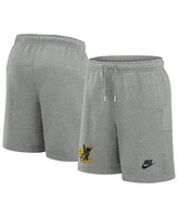 Nike Men's Heather Gray Iowa Hawkeyes Legacy Fleece Essential Shorts