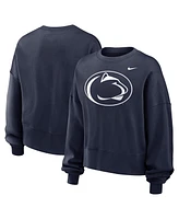 Nike Women's Navy Penn State Nittany Lions Oversized Essential Pullover Sweatshirt