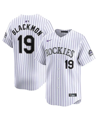 Nike Big Boys and Girls Charlie Blackmon White Colorado Rockies Home Limited Player Jersey