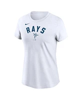 Nike Women's White Tampa Bay Rays Team Arch T-Shirt