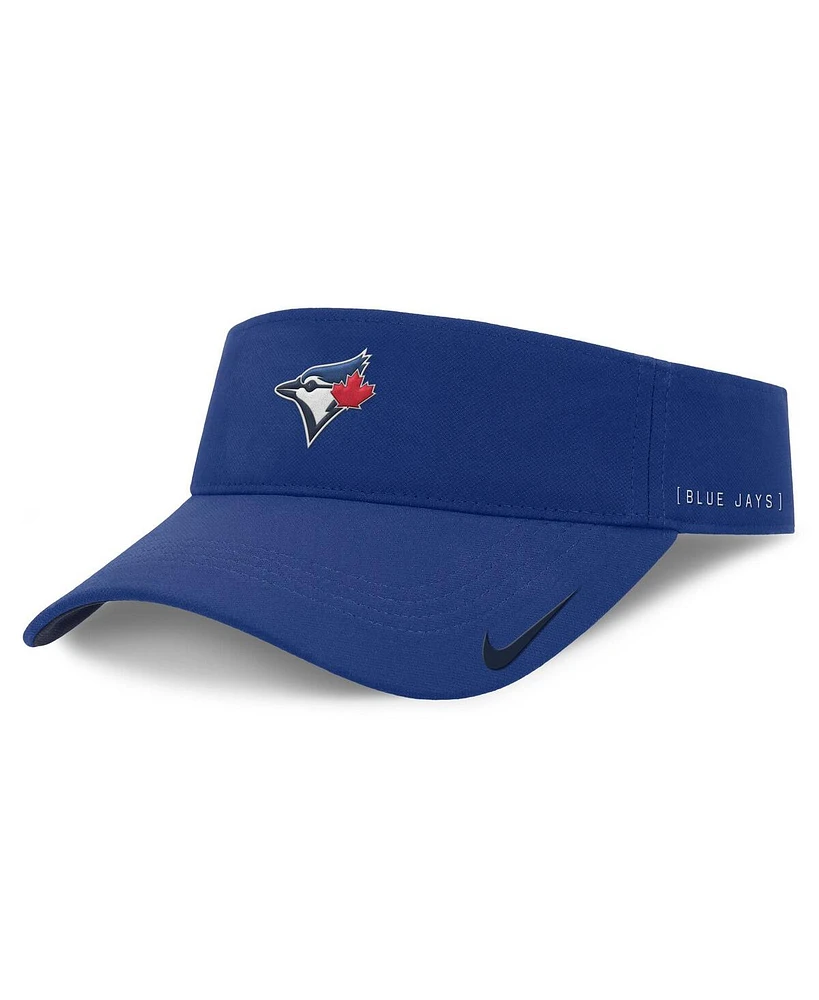 Nike Men's Royal Toronto Blue Jays Primetime Bozz Ace Performance Adjustable Visor Hat
