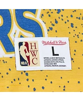 Mitchell & Ness Men's Gold Golden State Warriors Hardwood Classics 1975 Nba Champions Champ City T-Shirt