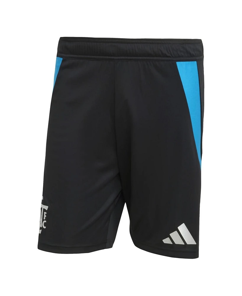 Adidas Men's Black Charlotte Fc Away 2025 Fortress Kit Authentic Shorts