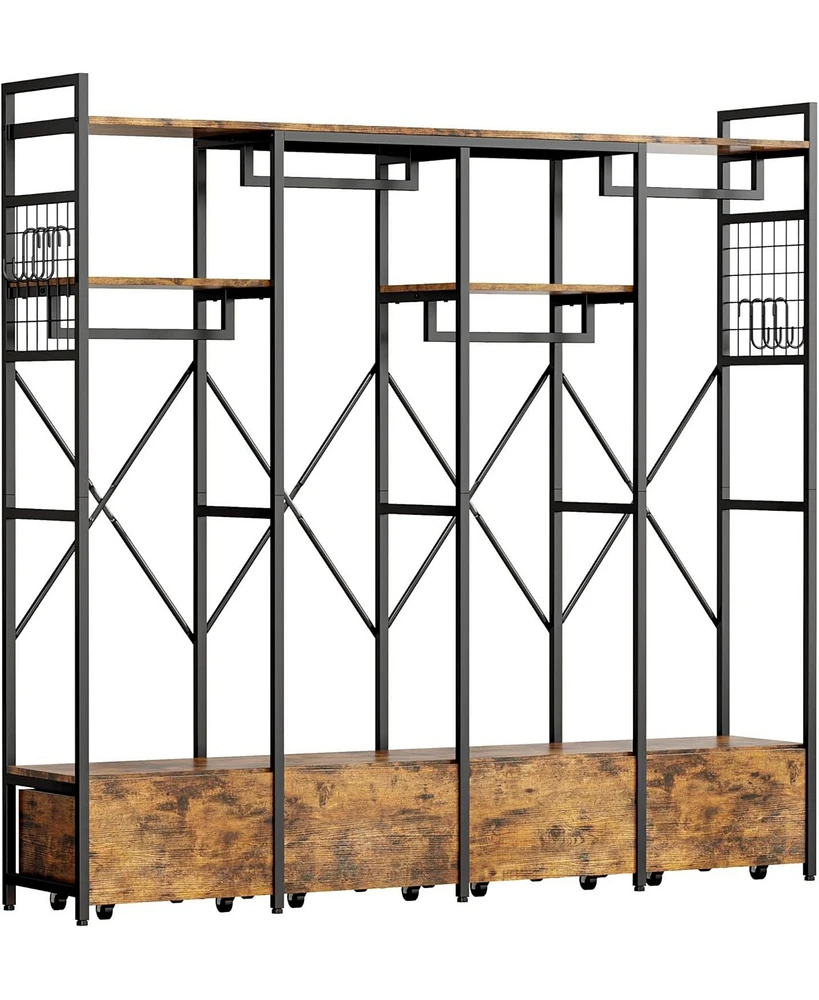 Garment Racks and Storage Shelves, Heavy Duty Clothes Rack