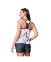 Free Country Women's Lace-Up Racerback Tankini Top