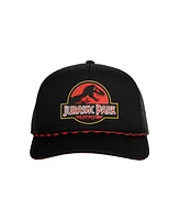 Jurassic Park Men's Logo Black Trucker Hat