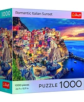 Trefl Red 1000 Piece Puzzle - Romantic Italian Sunset