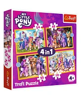Trefl Red 4 in 1 Puzzle - My Little Pony - Meet the Ponies