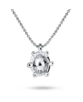 Bling Jewelry Small Red Enamel Good Luck Garden Ladybug Pendant Necklace Silver Or Gold Tone Plated 16 Inch Bead Chain