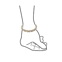 Bling Jewelry Biker Jewelry Two tone Byzantine Chain Mechanic Double Link Bracelet Black Silver Or Gold-Tone Stainless Steel Heavy Flexible