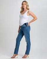 Pietro Brunelli Maternity Loose Fit & Elastic Waist Boyfriend Jeans