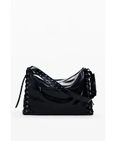 Desigual Women's Large shiny woven bag