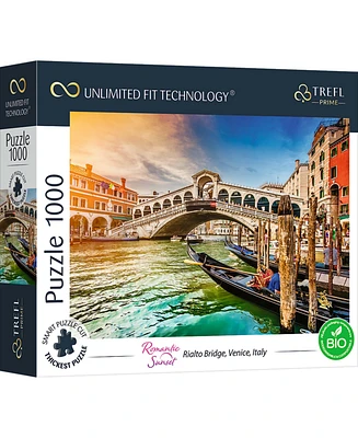 Trefl Prime 1000 Piece Puzzle - Romantic Sunset: Rialto Bridge, Venice, Italy