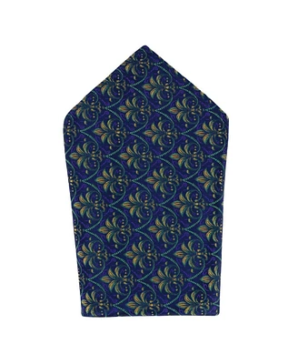 Trafalgar Men's The French Quarter Fleur dis Lis Silk Novelty Pocket Square