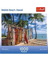 Trefl Red 1000 Piece Puzzle - Waikiki Beach