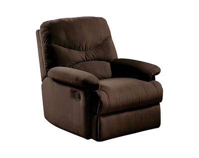 35" Chocolate Microfiber Recliner