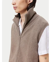 Gobi Cashmere Men's Full-Zipper Vest